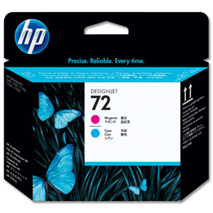 HP 72 Magenta and Cyan Printhead (C9383A)